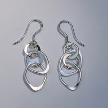 Load image into Gallery viewer, Elliptical Link Earrings - Krystyna&#39;s Silver
