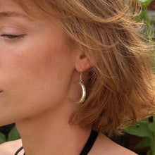 Load image into Gallery viewer, Crescent Loop Earrings