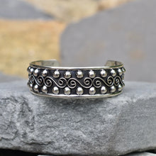 Load image into Gallery viewer, Double Stud &quot;S&quot; Cuff - Krystyna&#39;s Silver
