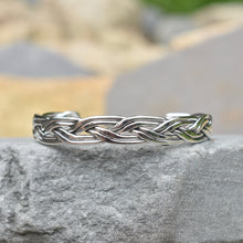 Load image into Gallery viewer, Straight Twist Cuff - Krystyna&#39;s Silver

