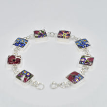 Load image into Gallery viewer, Square Flower Bracelet - Krystyna's Silver