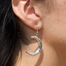Load image into Gallery viewer, Crescent Loop Earrings
