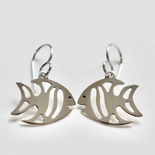 Fish Dangle Earrings - Krystyna's Silver