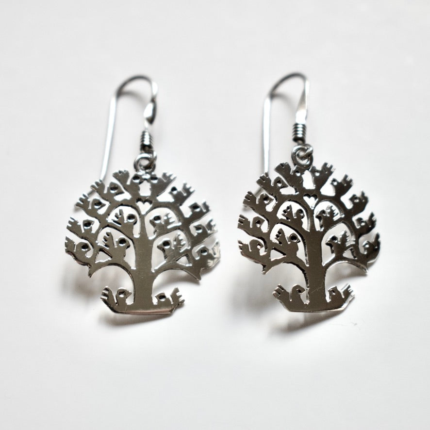 Tree Dangle Earrings - Krystyna's Silver
