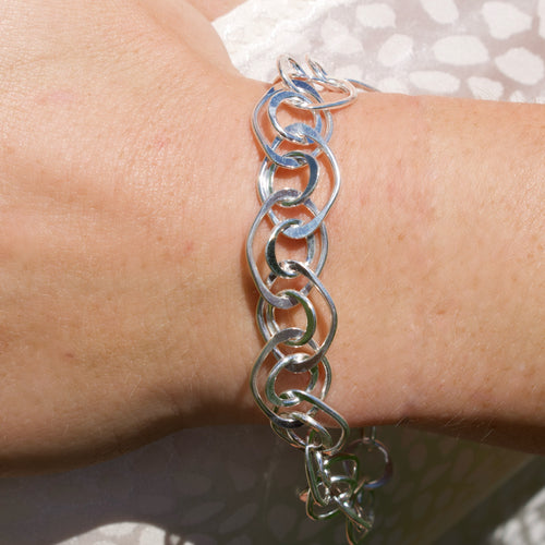 Elliptical Link Bracelet - Krystyna's Silver