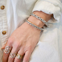 Load image into Gallery viewer, Braid Cuff - Krystyna&#39;s Silver
