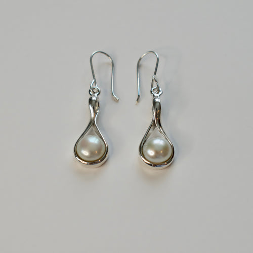 Dangling Pearls - Krystyna's Silver