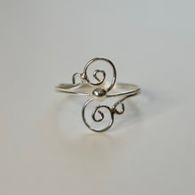 Load image into Gallery viewer, Double Spiral Ring - Krystyna&#39;s Silver

