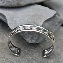 Load image into Gallery viewer, Double Twist Cuff - Krystyna&#39;s Silver
