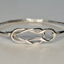 Load image into Gallery viewer, Twisted Fish Knot - Krystyna&#39;s Silver
