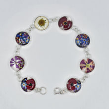 Load image into Gallery viewer, Circle Flower Bracelet - Krystyna&#39;s Silver
