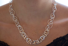 Load image into Gallery viewer, 18in Sterling Silver Link Necklace - Krystyna&#39;s Silver
