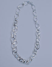 Load image into Gallery viewer, 18in Sterling Silver Link Necklace - Krystyna&#39;s Silver
